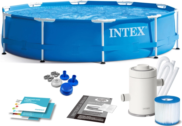 Zahradní bazén s konstrukcí 305 × 76 cm s filtrací INTEX
