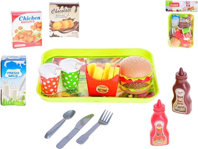 Sada rychlého občerstvení pro děti, 13 dílků v sáčku