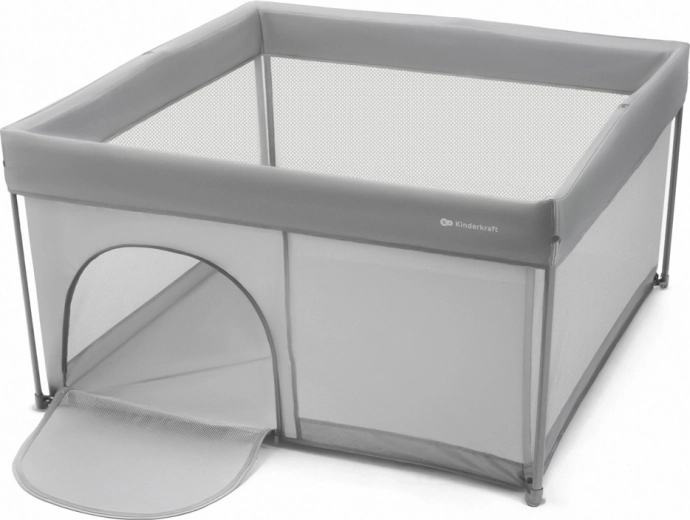 Kinderkraft ohrádka pro děti ziki light grey
