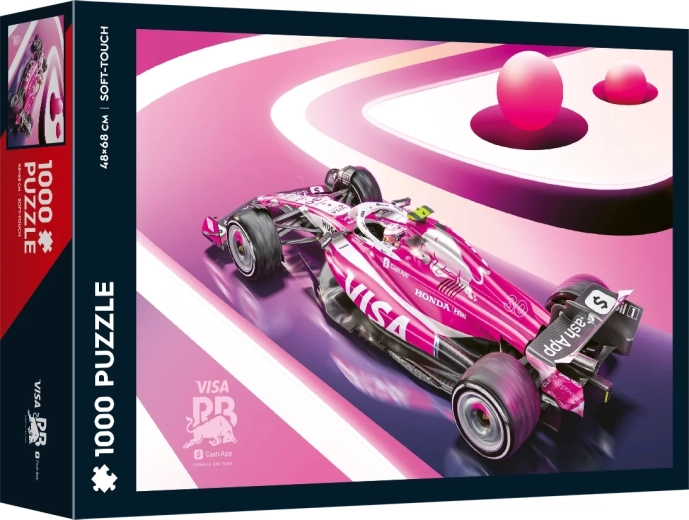 Puzzle 1000 dílků Soft Touch – Automobilist: Visa Cash App Racing Bulls Miami Livery