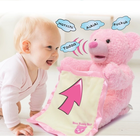 Interaktivní plyšová medvědice Mrs. Babble Bear růžová