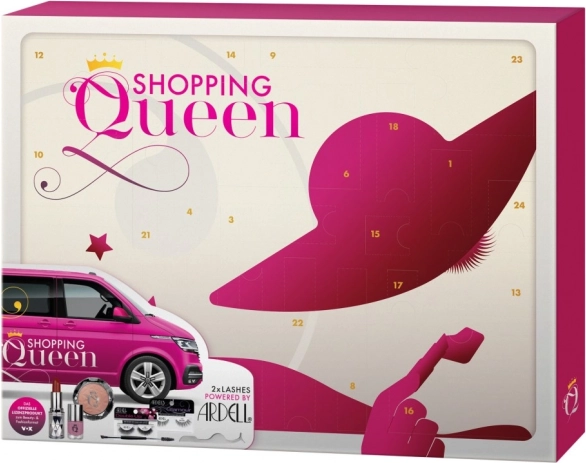 Adventní kalendář SHOPPING QUEEN s kosmetikou a umělými řasami ARDELL