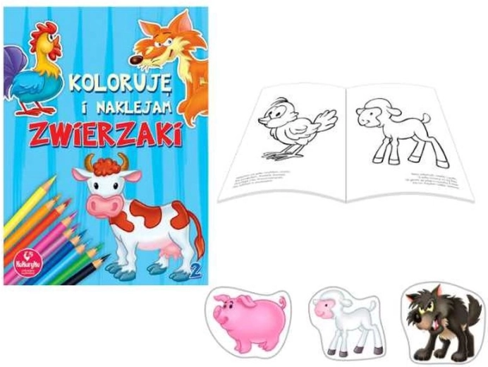 Kolorují a lepím – zvířátka 2