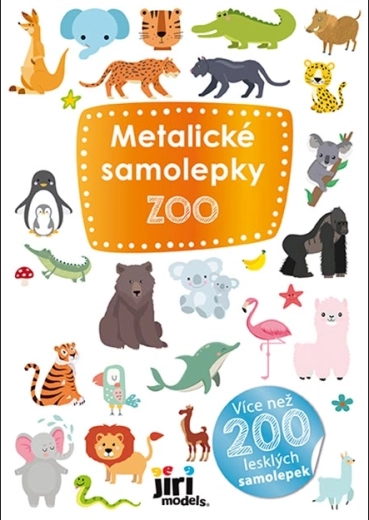 Metalické samolepky Zoo