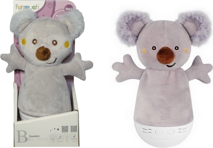 Houpací hračka koala s melodiemi a lampičkou