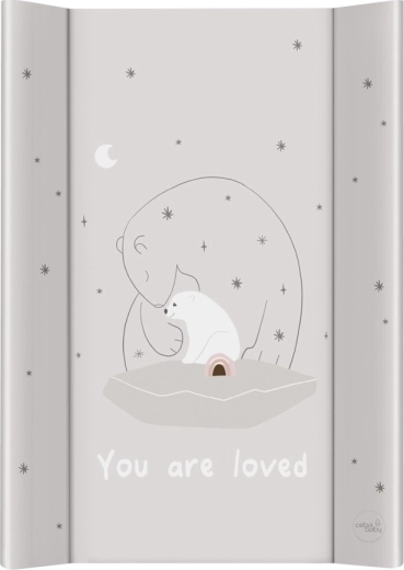 Ceba Baby přebalovací podložka s pevnou deskou basic polar bears 50 × 70 cm