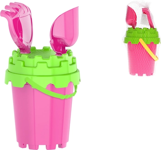 Sada na písek růžová pro děti