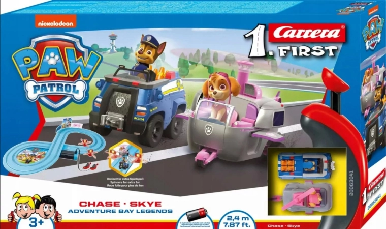 Carrera First autodráha PAW PATROL Chase a Skye 2,4 m