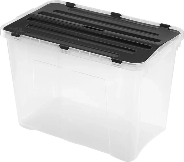 Plastový úložný box s víkem HEIDRUN Classic 60 l