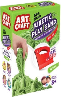Art Craft kinetický písek zelený 500 g