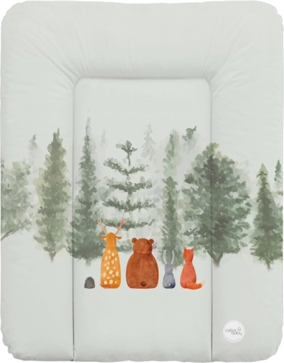 Ceba Baby měkká přebalovací podložka na komodu 50 × 70 cm basic forest companions