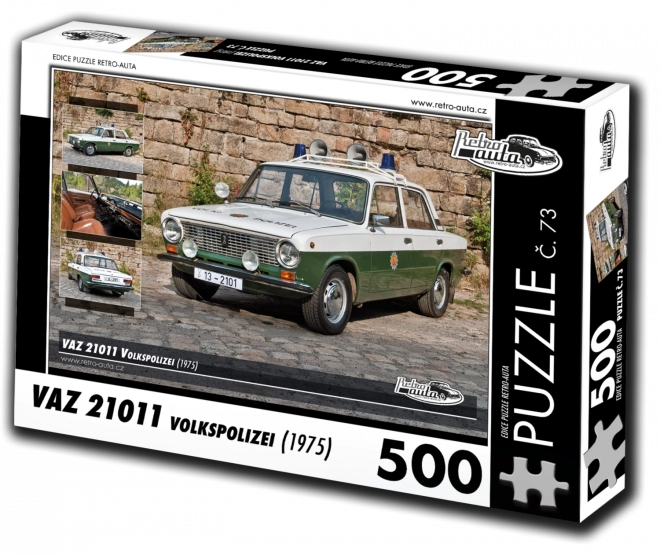 Retro auta puzzle VAZ 21011 Volkspolizei 500 dílků