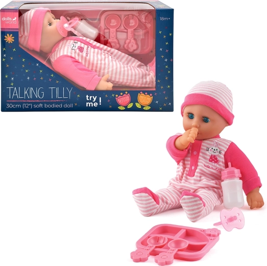 Dolls World interaktivní miminko Tilly 30 cm