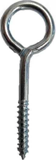 Zavřené očko se závitem, pozinkované 50 × 20 × 5 mm (100 ks)