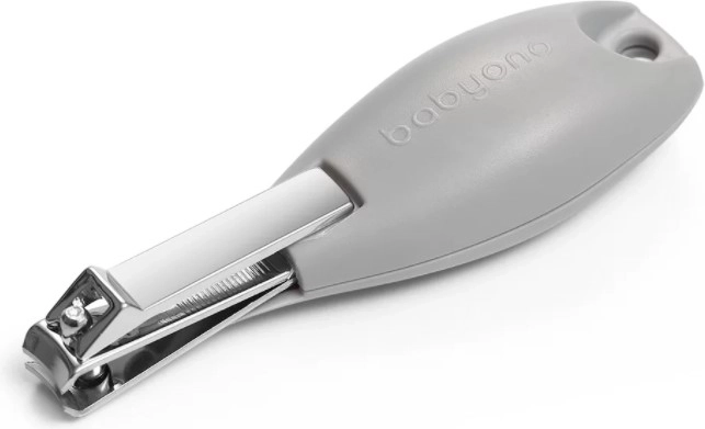 BabyOno ergonomické kleštičky na nehty šedé