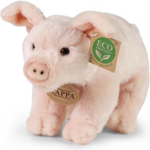 Rappa Plyšové domácí prasátko stojící 20 cm Eco-friendly