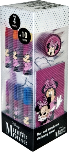 Disney Minnie Mouse velká kreativní sada školních potřeb s omalovánkami (35 ks)
