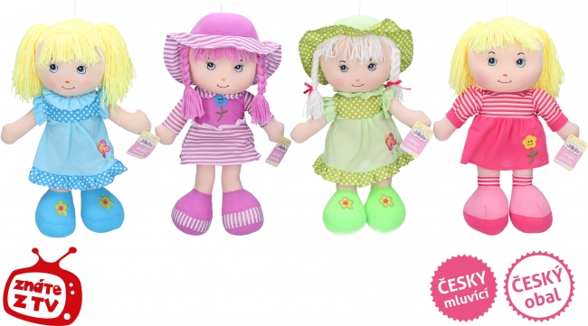 Zpívající panenka jůlinka 55 cm s českými písničkami