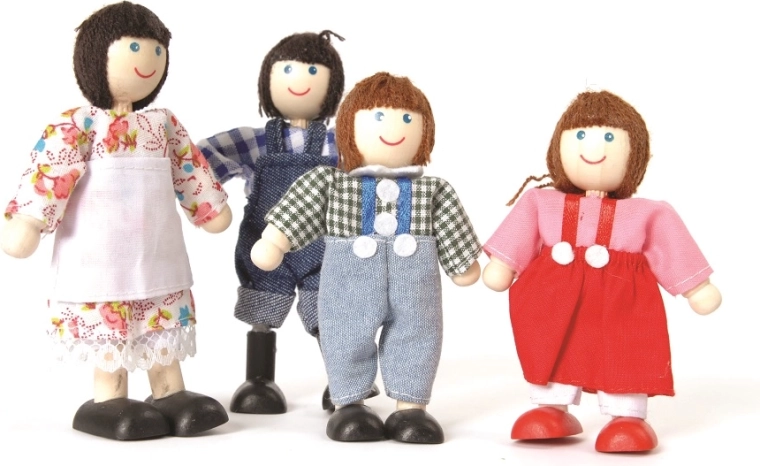 Tidlo farmářská rodina – dřevěné figurky na farmu