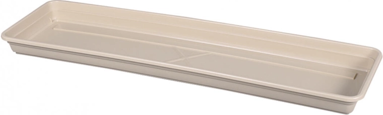 Podmiska pod truhlík LOBELIA MODERN 50 cm světle hnědá