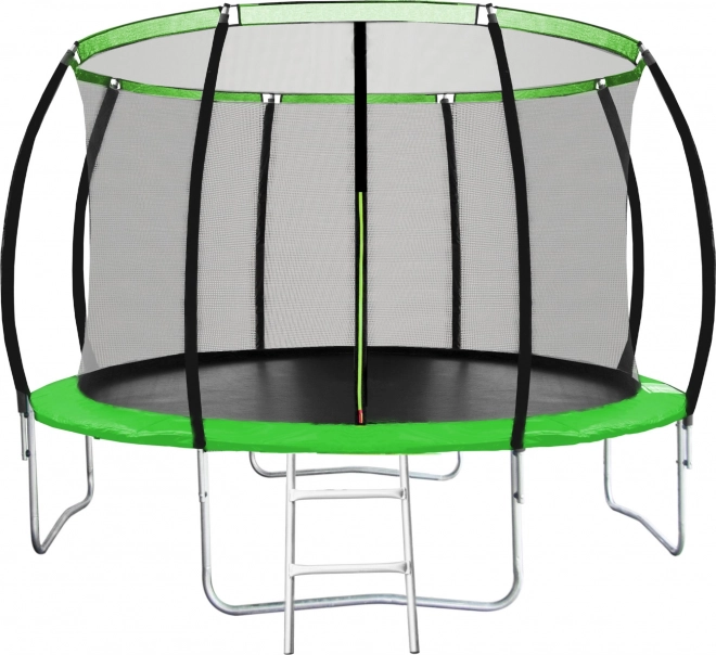 Trampolína PIXINO Deluxe 366 cm s ochrannou sítí a žebříkem