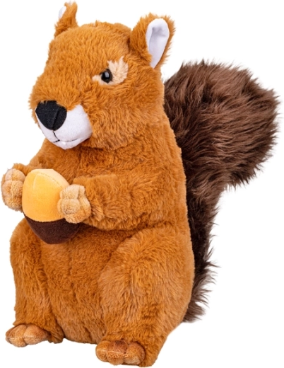 Plyšová veverka 33 cm pro miminka a děti