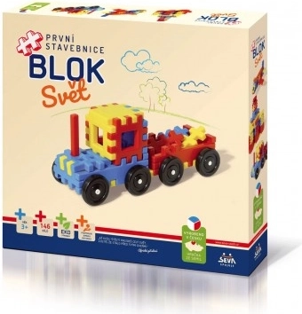 Stavebnice BLOK Svět plast 146 ks