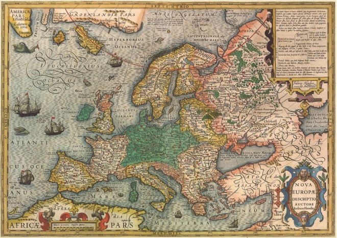 EDUCA puzzle mapa Evropy 1000 dílků