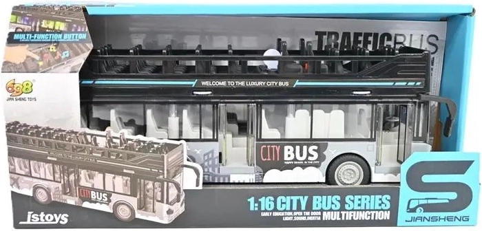 Patrový městský autobus se světlem a zvukem