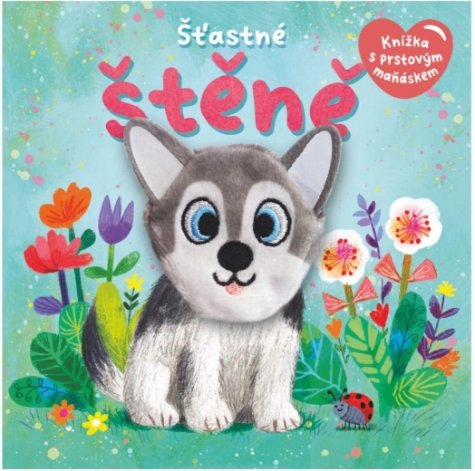 Šťastné štěně – knížka s prstovým maňáskem