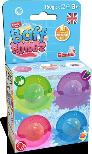 Baff Bombz voňavé bomby do koupele 4 ks