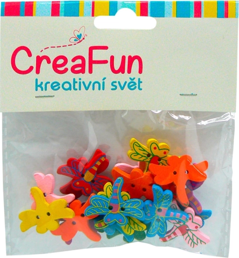 Vkládací bloky Vážka 20 ks 2,6 × 2 cm