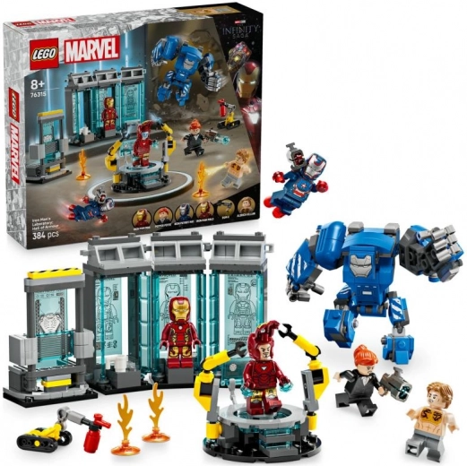 LEGO® Marvel 76315 Iron Man a jeho laboratoř: Síň brnění