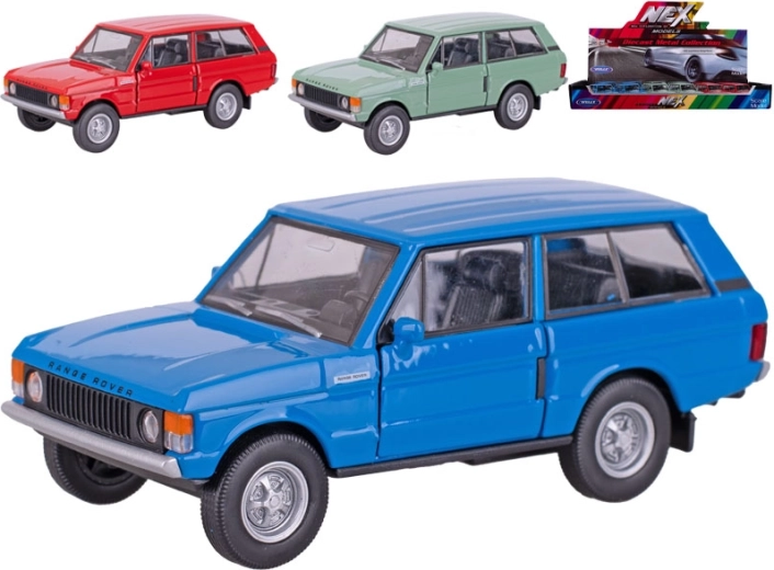 Kovový model Land Rover Range Rover 1970 na zpětný chod Welly
