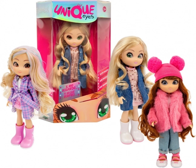 Panenka Unique Eyes módní panenka 25 cm