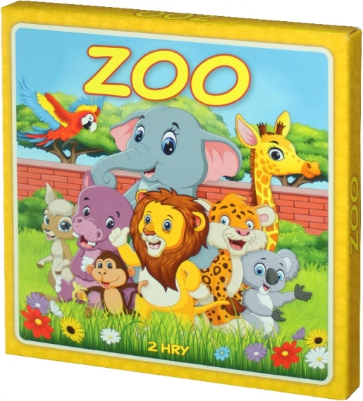 Společenská hra Zoo – 2 hry v jednom