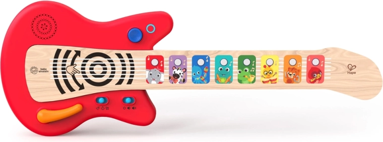 Dřevěná dětská kytara Baby Einstein Together in Tune s technologií Magic Touch