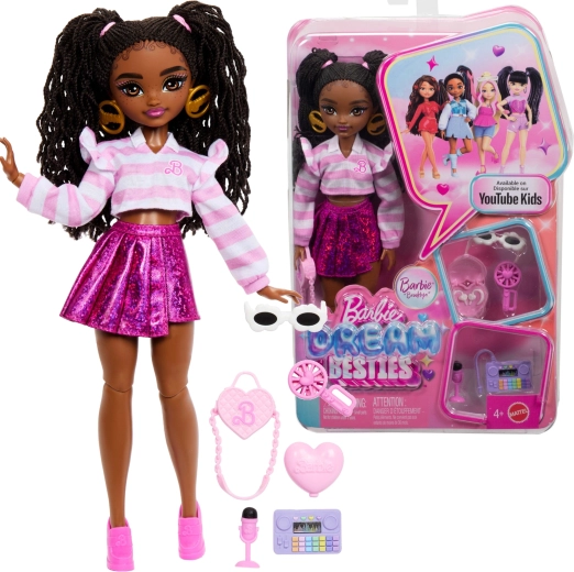barbie dream besties brooklyn – módní panenka s doplňky