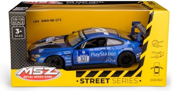 Model auta BMW M6 GT3 v měřítku 1:24