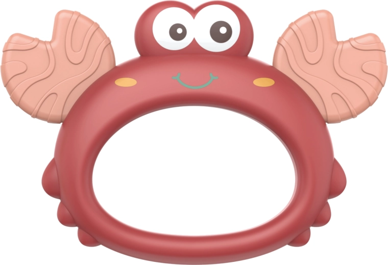 Chrastítko a kousátko krab pro miminka
