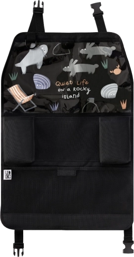Leokid organizér na sedadlo s kapsou na tablet Rocky island
