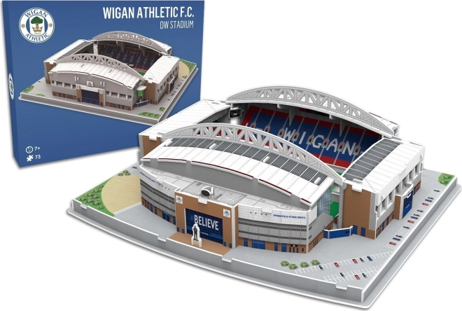3D puzzle stadion DW – Wigan Athletic (73 dílků)