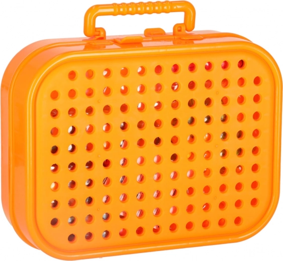 Kreativní mozaika ve valižce s vrtačkou – konstrukční stavebnice kosmos, 285 dílků