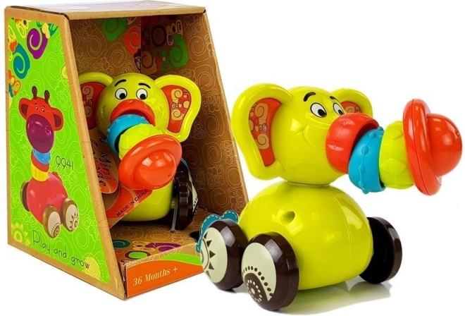 Autíčko Slon pro Miminka s Pohyblivým Kmenem