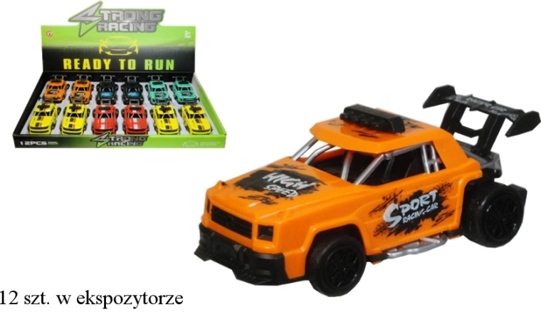 Sportovní auto s třecím pohonem