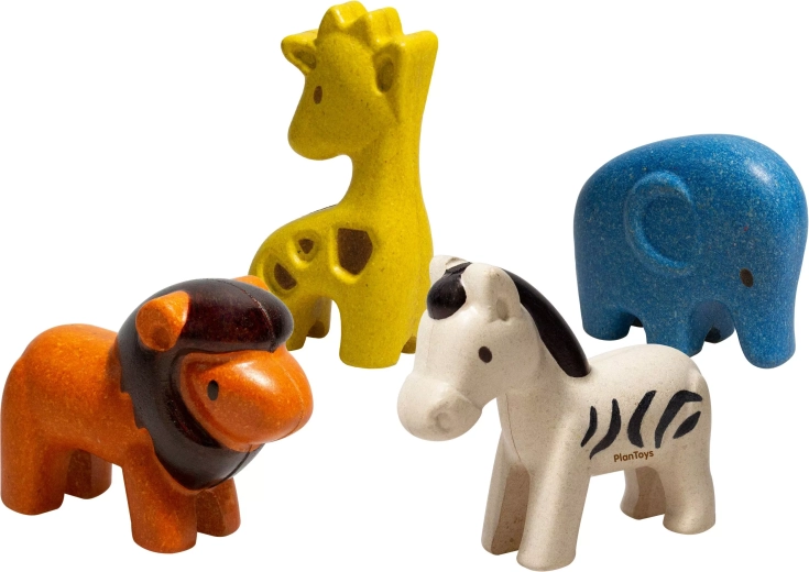 PlanToys sada divokých zvířat