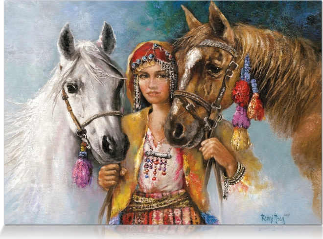 Puzzle venkovská dívka 1000 dílků