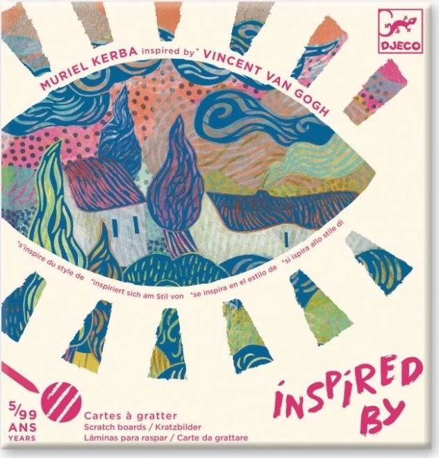 Djeco inspired by Vincent van Gogh – vyškrabávací obrázky