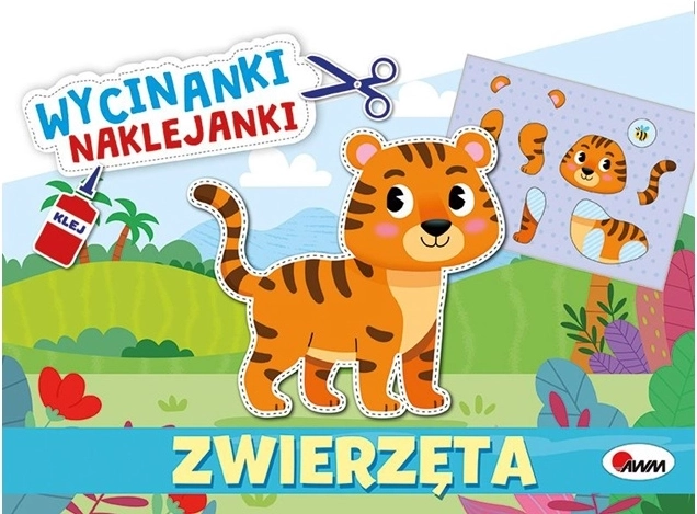 Kreativní sešit Vystřihovánky a samolepky – zvířata