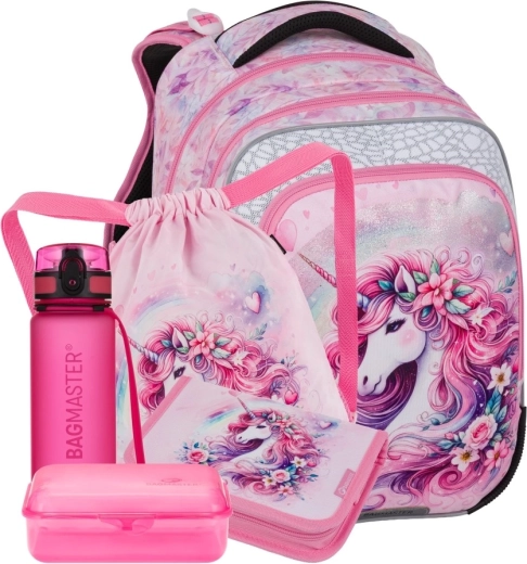 Bagmaster velký školní set BETA 26 B Lumi Jednorožec
